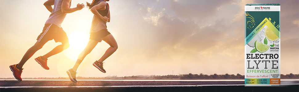 Electrolytes effervescents - Boisson de l'effort courte durée saveur Duo citrons (citron - citron vert) 10-comprimes