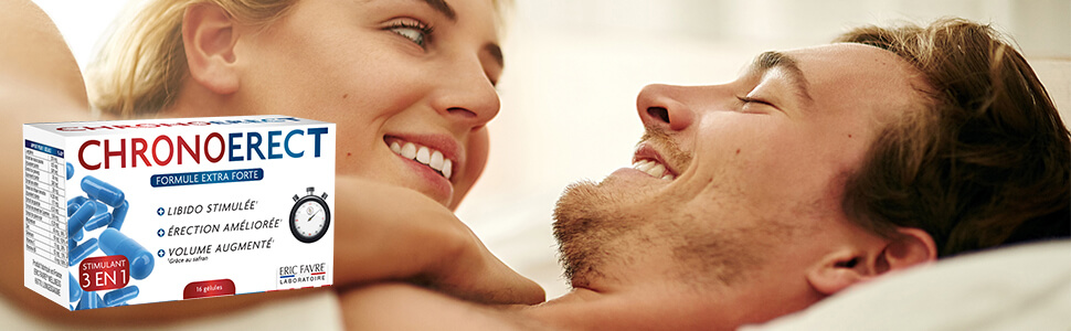 Stimulant Sexuel Chronoerect contenance 16 gélules 