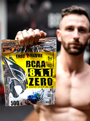 BCAA 8.1.1 ZERO Vegan 500gr saveur Kiwi - Poire 