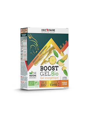 Boost Gel Bio - Gel énergétique 100% naturel saveur Miel etui-de-6-unites