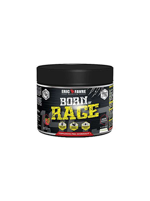 Pre Workout Booster Explosif Born Of Rage Vegan, Lot de 2 saveur Fruits des bois 