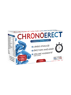 Stimulant Sexuel Chronoerect contenance 16 gélules 