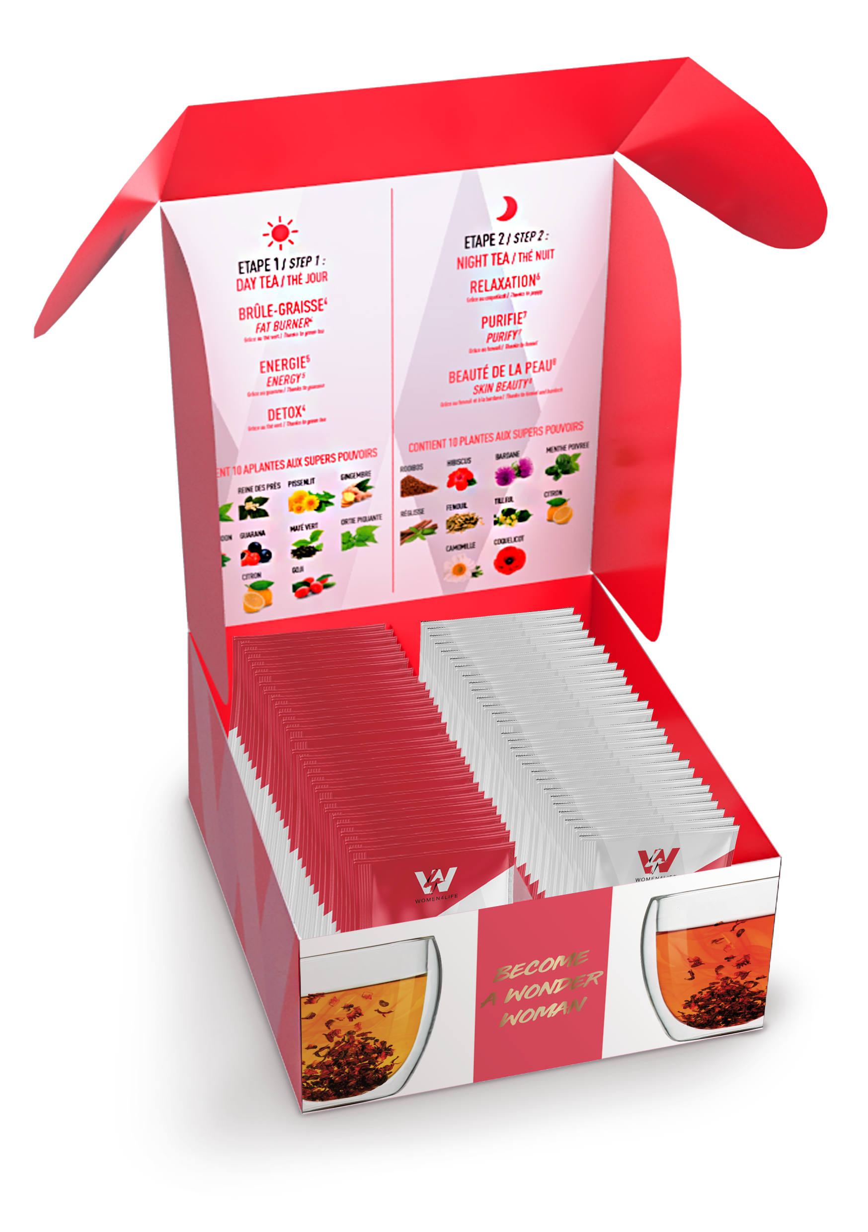 28 Days Tea - Coffret Thés & Tisanes Detox 