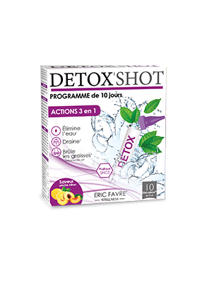 Detox Shot - Programme Détox 3 en 1 saveur Thé pêche 