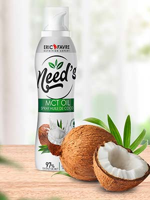 Need's MCT Oil - Spray Cuisson Coco - Lot de 3 saveur Noix de coco lot-de-3