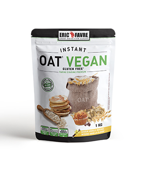 Farine d'avoine, Instant Oat vegan 1KG saveur Neutre 