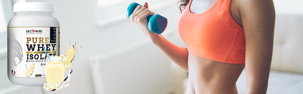 Pure Whey Protein Native 100% Isolate saveur Fraise 2kg