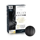 Aequo color - Coloration capilaire permanente d'origine naturelle (Noir caviar 1N) nuance Noir caviar 1N