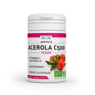 Acerola C500 - Vitamine C naturelle