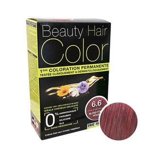 Beauty Hair Color Coloration (Blond foncé rouge 6.6) nuance Blond foncé rouge 6.6