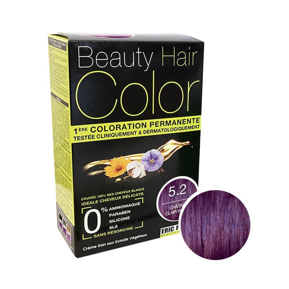 Beauty Hair Color Coloration (Châtain clair violet 5.2) nuance Châtain clair violet 5.2