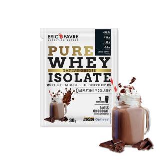 Pure Whey Protein Native 100% Isolate - Sachet Unidose saveur Chocolat