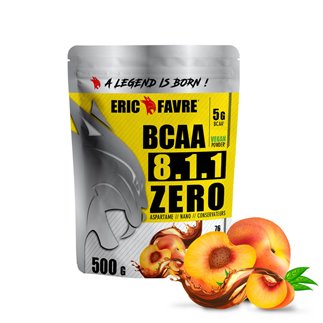 BCAA 8.1.1 ZERO Vegan 500gr saveur Thé pêche