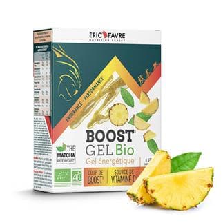 Boost Gel Bio - Gel énergétique 100% naturel saveur Ananas contenance Etui de 6 unités