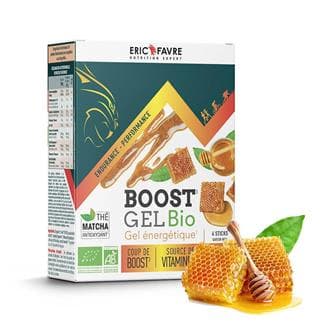 Boost Gel Bio - Gel énergétique 100% naturel saveur Miel contenance Etui de 6 unités