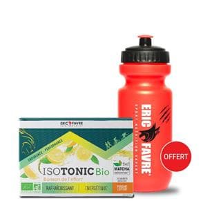 Isotonic Bio - Boisson de l'effort longue durée - 16 sachets unidoses saveur Citron contenance Etui de 16 unités