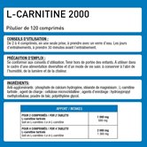 L-carnitine Tartrate 2000 High concentration - Acide Aminé 