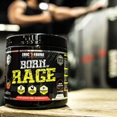 Pre Workout Booster Explosif Born Of Rage Vegan, Lot de 2 saveur Fruits des bois