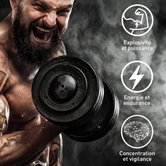 Pre Workout Booster Explosif Born Of Rage Vegan, Lot de 2 saveur Fruits des bois