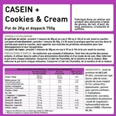 Casein + saveur Cookies & cream