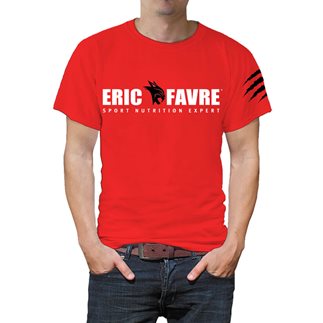 T-Shirt Col Rond couleur Rouge taille L