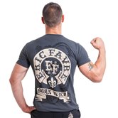 T-shirt Tiger Wave color Negro