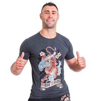 T-shirt Tiger Wave couleur Noir taille L