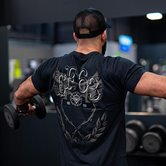 T-Shirt Barbwire color Negro