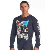 T-shirt Freedom America color Negro