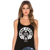 Tank Top Skull Black