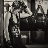 Tank Top Skull Black