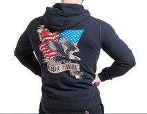 Veste à capuche Love America color Negro