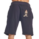 Short Skull & Rose color Negro