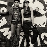 Pantalon Keep on Rockin color Negro