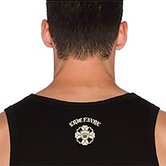 Tank T-Shirt Skull Black