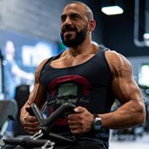 Tank T-Shirt Wild Banner color Negro