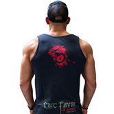 Tank T-Shirt Wild Banner color Negro