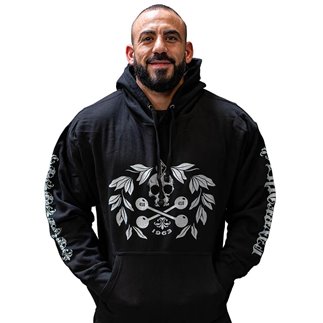 Sweat à capuche Skull & Irons couleur Noir taille L