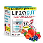 Coffret Lipoxycut Vegan - SHAKER* OFFERT - Brûleur de graisses saveur Fruits rouges