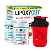 Coffret Lipoxycut Vegan - SHAKER* OFFERT - Brûleur de graisses saveur Fruits rouges