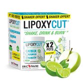 Coffret Lipoxycut Vegan - SHAKER* OFFERT - Brûleur de graisses saveur Pomme verte citron