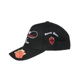 Casquette Love Story color Negro