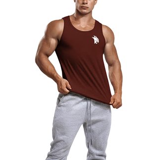 T-shirt Mens Tank (Rouge / L)  Red  L