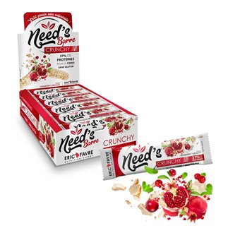 Barre protéinée Need's Crunchy Cranberry - Grenade saveur Cranberry - Grenade contenance 40g