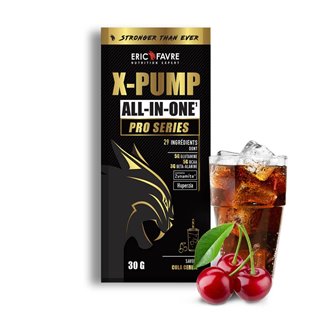 X-Pump - Sachet Unidose saveur Cola - Cerise contenance 30g