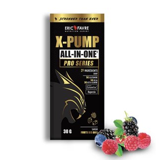 X-Pump - Sachet Unidose saveur Fruits des bois contenance 30g