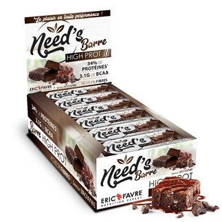 Barre Protéinées Need's High Protein saveur Brownie contenance 60g