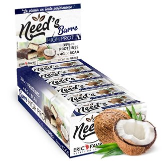 Barre Protéinées Need's High Protein saveur Noix de coco contenance 60g