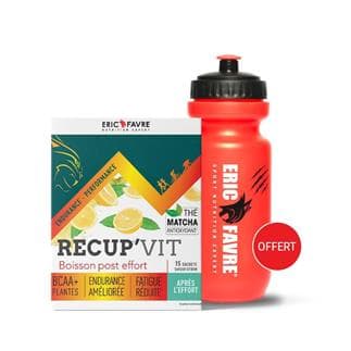 Recup'Vit - Boisson post effort - 15 sachets unidoses sabor Limón  Estuche de 15 unidades