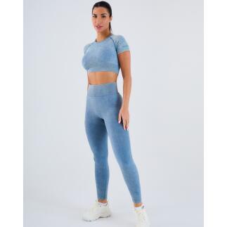 ENSEMBLE LEGGING CADENZE CONFIDENCE COMFY ICY BLUE